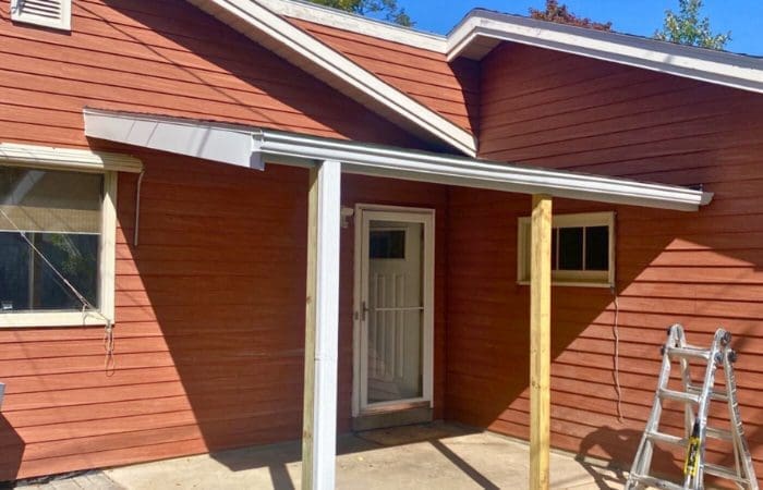 A roof overhang