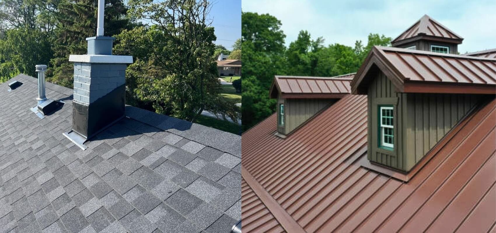 Metal Roofs or Asphalt Shingles